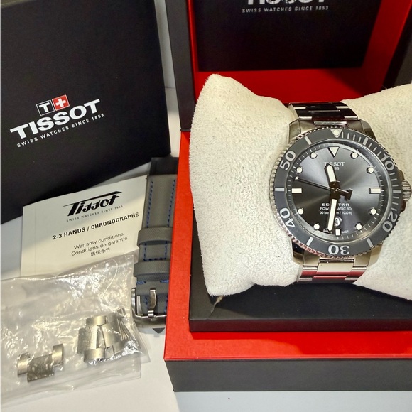 Tissot Seastar 1000 Powermatic Date Classic Sport Men's Watch - Picture 7 of 7
